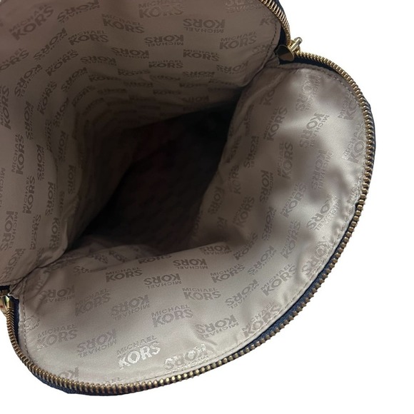 Michael Kors Bedford Leather Bag Navy Blue - Picture 7 of 12